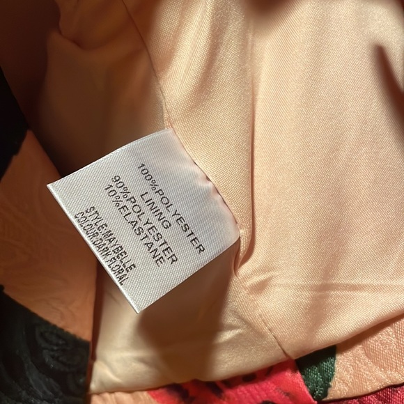 NWT Lindybop Vintage Retro Pinup Floral 2piece Secretary dress - Picture 3 of 9